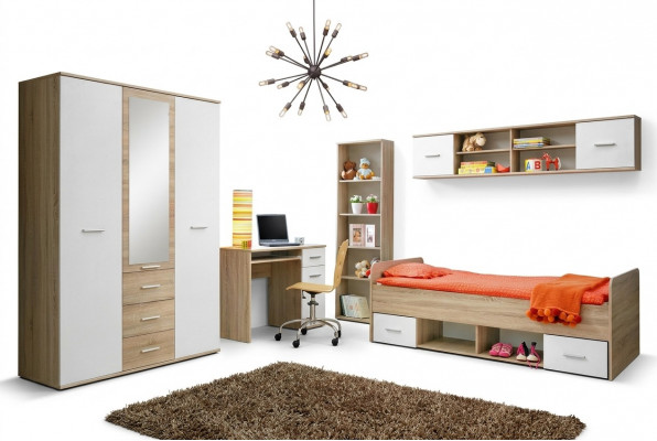 Komplett Jugendzëmmer Modern Kannerzëmmer Designer Schreifdësch Set Luxus Miwwelen