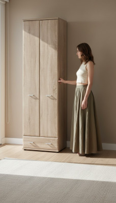Designer Kleederschaf Schlofzëmmer Garderob Holz Miwwelen Luxus Ariichtung