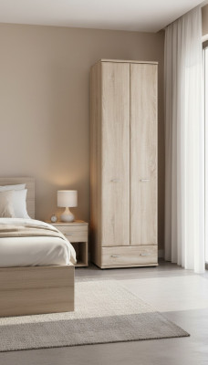 Designer Kleederschaf Schlofzëmmer Garderob Holz Miwwelen Luxus Ariichtung