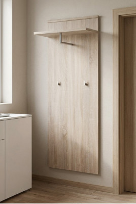 Kleederstänne Gaderob Hall Zëmmer Mauer Holz Luxus Ariichtung Designer