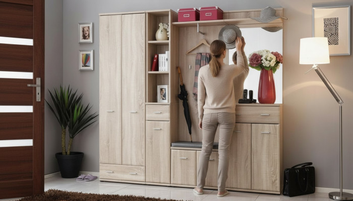 Kleederstänn Schaf Flurgarderope Design Miwwelen Luxus Ariichtung Nei Regal