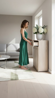 Luxus Kommod neit Möbel Wunnzëmmer Modernen Design Holz Ariichtung