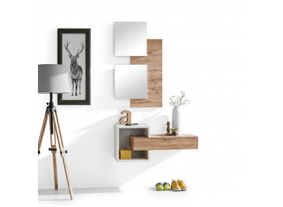 Design-Set 4-teileg Ariichtung Diele Moderne Design Wandregal Nei Miwwelen