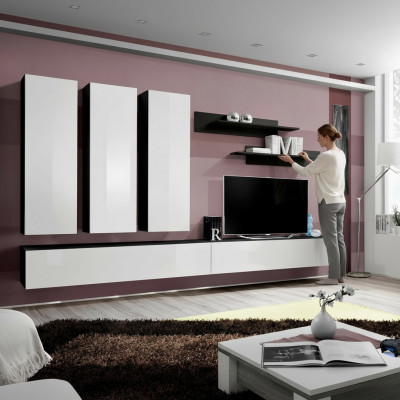 Designer Ariichtung Luxus Wunnwand TV-Ständer Sideboard Regal Wunnzëmmermiwwelen