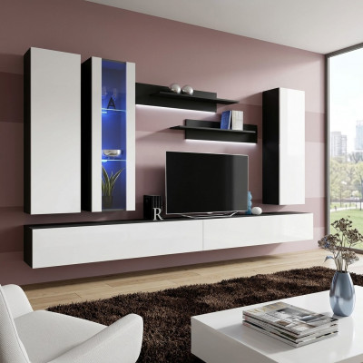 Luxus Wunnwand TV Stänner Holz Designer Modern Miwwelen Wunnzëmmer Nei