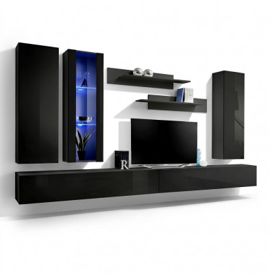 TV-Ständer Modern Wand Regal Wohnzimmer Design Miwwelen Wandmiwwelen Möbel.