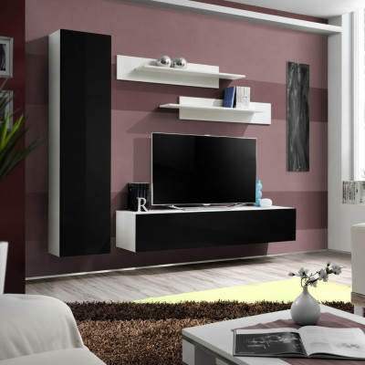 Luxus Wunnwand Designer TV-Stänner Sideboard Ariichtung Wunnzëmmer 4-stéck Set