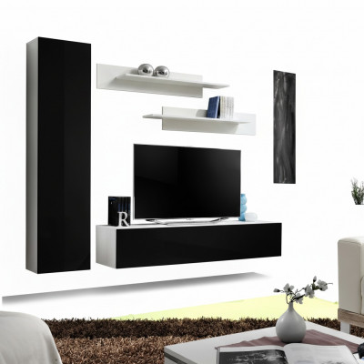 Luxus Wunnwand Designer TV-Stänner Sideboard Ariichtung Wunnzëmmer 4-stéck Set
