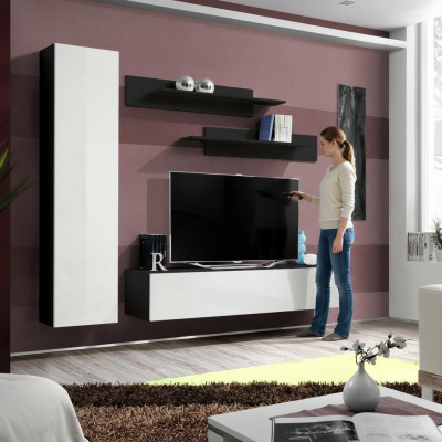 Luxus Wunnwand Designer Ariichtung Wunnzëmmermébel Wandschaf Regal Nei