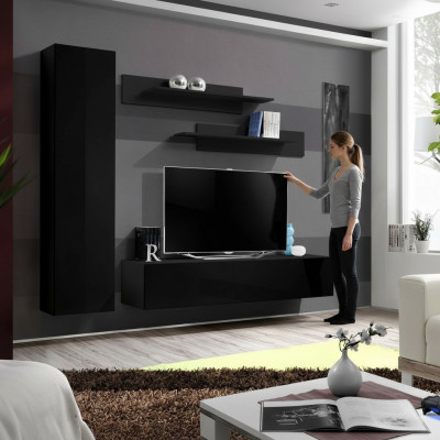 Wunnwand Komplett Designer Modern Wunnzëmmermiwwelen Mauerzerschaf Neist