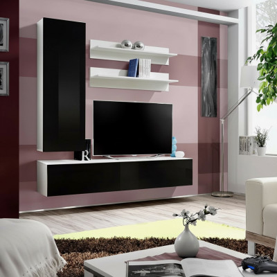Modern Wunnwand Luxus Ariichtung Wunnzëmmer Design TV-Stänner Wandsschaf