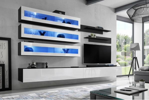 Luxus Wunnzëmmer Designer Miwwelen Sideboard Wunnwand TV-Steier Wandkabinett