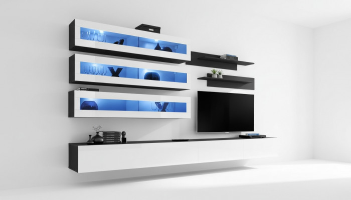Luxus Wunnzëmmer Designer Miwwelen Sideboard Wunnwand TV-Steier Wandkabinett