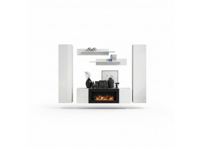 Modern Wunnwand Designer Ariichtung Mauer Regaler Hänge Vitrinn Sideboard Nei