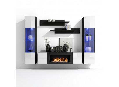 Luxus Wunnwand Wunnzëmmer Modern Designer Hänkvitrinn Sideboard Ariichtung
