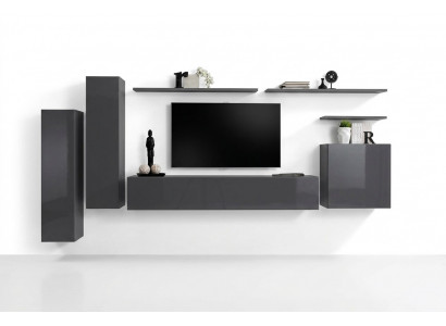 Wunnwand Set Komplett Luxus Ariichtung Wunnzëmmer Designer TV-Stänner