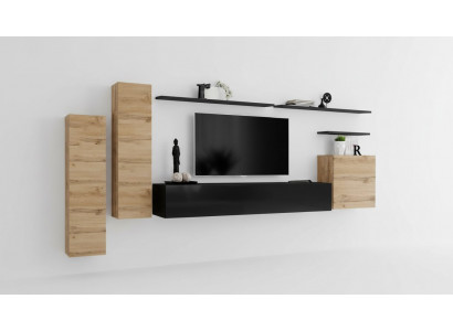 Luxus Wunnzëmmermiwwelen Set Designer Wunnwand Wandregal Wandschränk Miwwelen