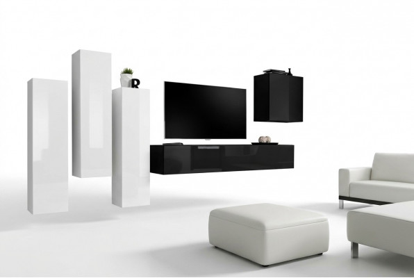 Wunnzëmmer Mauerfigur Luxus Garnitur TV-Stänner Modern Miwwelen Holz Designer