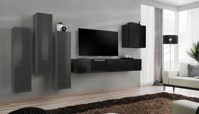 Design Wunnwand TV Ständer 3x Wandsschaf Sideboard Schaf Luxus Miwwelen