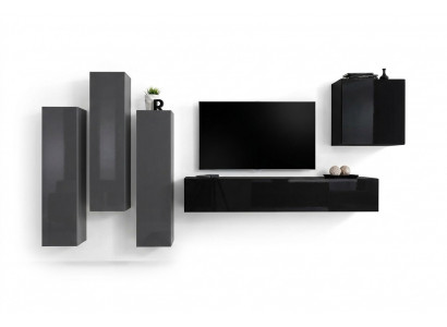 Design Wunnwand TV Ständer 3x Wandsschaf Sideboard Schaf Luxus Miwwelen