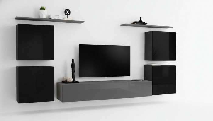 Luxus Set Regal Wunnwand Holzmoublen Komplett 4x Wandschaf Sall Nei