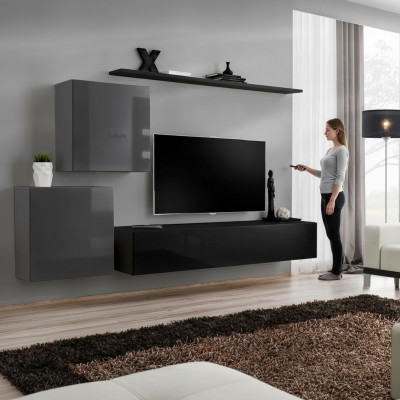 Wunnwand Hänkschaf Modern Design Wunnzëmmer Luxus Miwwelen Wand Regaler