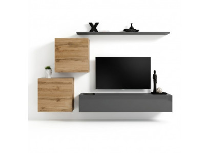 Wunnzëmmerschmöbel Designer Modern Wunnwand Ariichtung Wand Regal Gro.