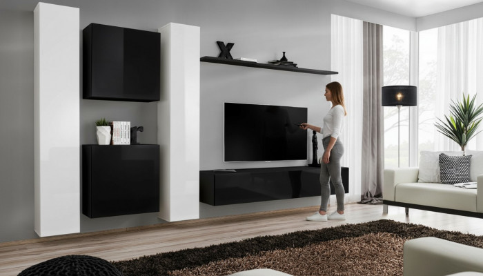 Wunnzëmmer Schief Set 4stéck Grupp Garnitur Schaf 4stéck. Holz Miwwelen Regal