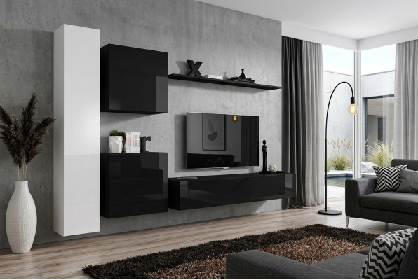 Wunnzëmmer Schief Set 4stéck Grupp Garnitur Schaf 4stéck. Holz Miwwelen Regal
