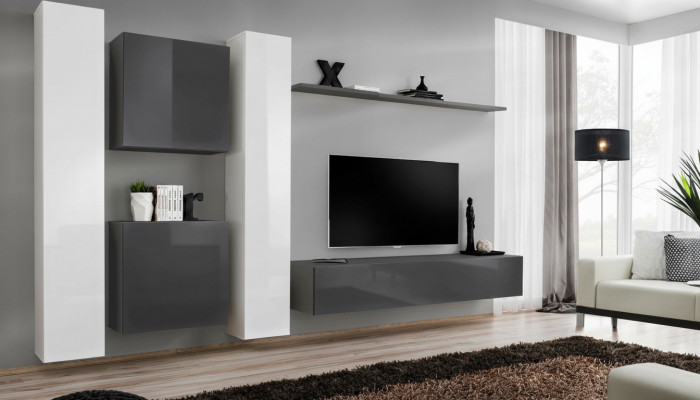 Grou Wandsschaf Wunnzëmmer Wand Regal Design Wand Schaf Modern Ariichtung