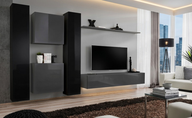 Designer Wunnwand Gro Wohnzimmermiwwelen 4x Wandschaf Wand Regal Komplett
