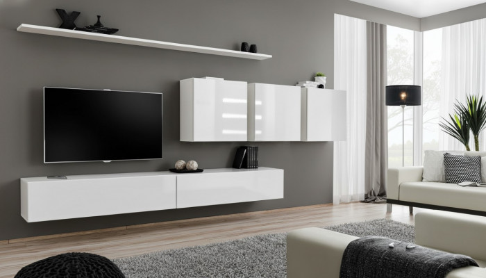 Wunnzëimmerméibelen a Wäiss Sideboard Designer Stil Modern Holzméibelen Ariichtung Neit