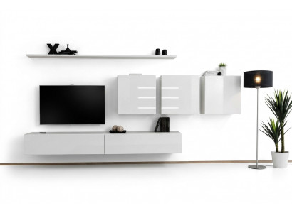 Wunnzëimmerméibelen a Wäiss Sideboard Designer Stil Modern Holzméibelen Ariichtung Neit
