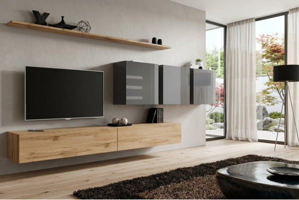 Brong Wunnwand Wunnzëmmer Wandamarschall Wand Regal Schaf Designer Ariichtung