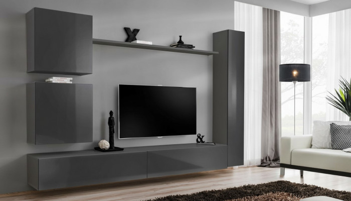 Wunnwand Designer Miwwelen Gro Wandschaf Luxus Ariichtung Holzmiwwel Modern