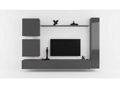 Wunnwand Designer Miwwelen Gro Wandschaf Luxus Ariichtung Holzmiwwel Modern