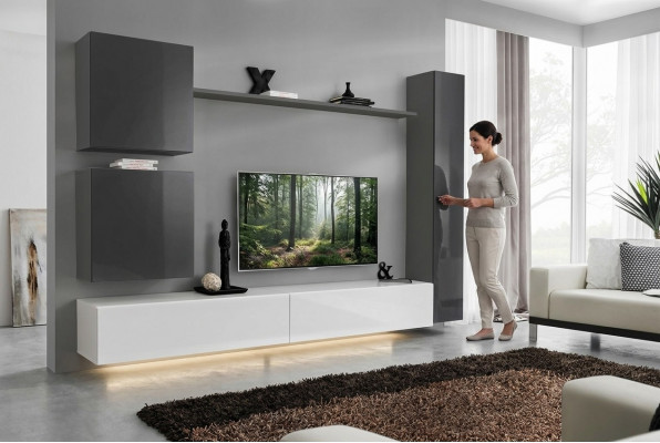 Groue Wandsschaf Holzmoublé Modernen Schaf Sideboard Wandsschaf Neien