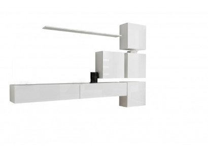 Wunnzëmmermiwwelen Canapé Salontafel Wunnmauer Regal Fauteuil Niewendësch TV-Miwwelen Anrichte Wunnzëmmerschaf