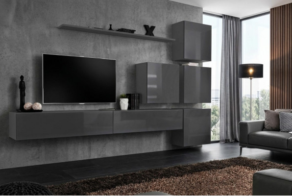 Grou Modern Wunnwand Wunnzëmmer Design TV Stänner Luxus Sideboard Schaf nei