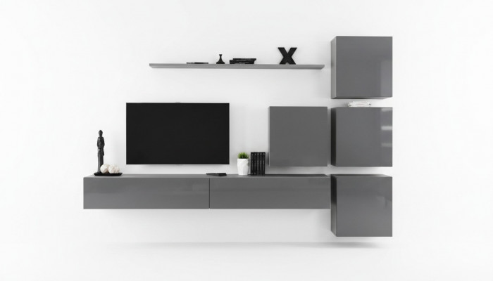 Grou Modern Wunnwand Wunnzëmmer Design TV Stänner Luxus Sideboard Schaf nei