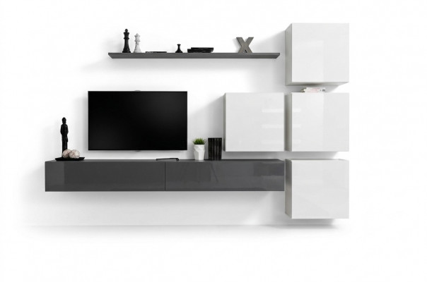 Gréng Mauerregal TV Stänner Luxus Komplett Stil Modern Wunnzëmmer Nei Ariichtung