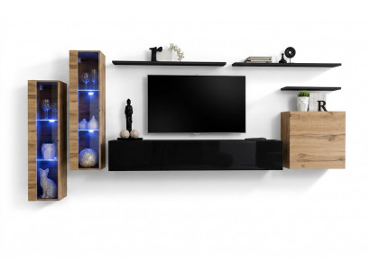 Luxus Miwwelen Wunnwand Säitestull Designer Wandschaf Ariichtung TV-Stänner