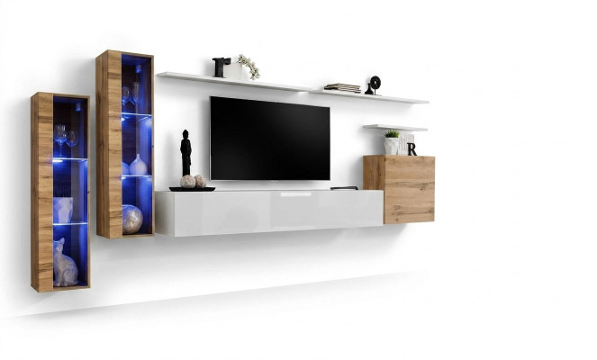 Luxus TV-Stänner Wunnzëmmer Ariichtung RTV Lowboard Designer Modern Wunnmauer