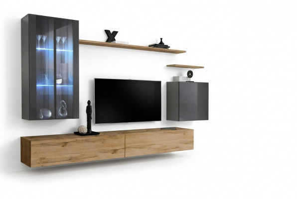 Designer Komplett Luxus Garnitur Wunnzëimmermiwwelen Regal Stil Modern Sideboard