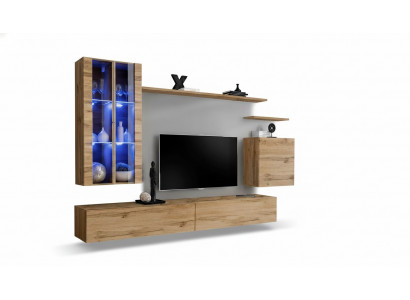 Designer Miwwel Garnitur Modern Mauerenschaf TV-Stänner Holzmobiliar Neit Säitebord