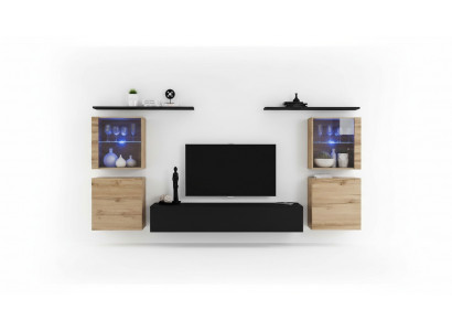 Designer Komplett Wunnzëmmer Luxus Wunnwand Grupp Modern Sideboard Ariichtung