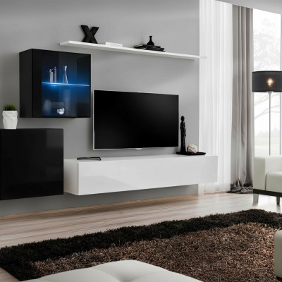 Wunnzëimmer Miwwelen Designer Modern Wunnwand 260cm Luxus Sideboard Garnitur