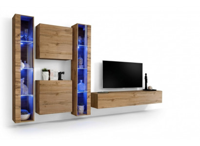 Brong Wunnwand Modern Hänkevitrinn Hänkschaf Luxus Ariichtung Wand Set