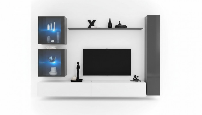 Designer Wunnwand Modern TV-Ständer Wunnmöbel Gro Einrichtung Sideboard