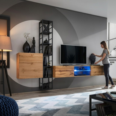 Wandregaler Wohnwand Wandkabinett Regal Design TV-Ständer Sideboard Luxus Neien